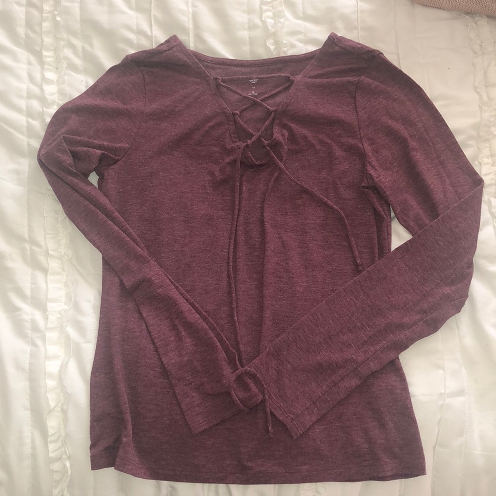 Laced Tie Shirt